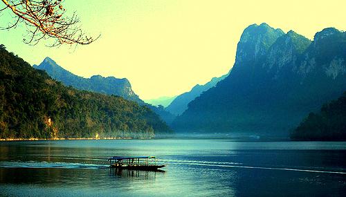 Ba Be lake in autumn